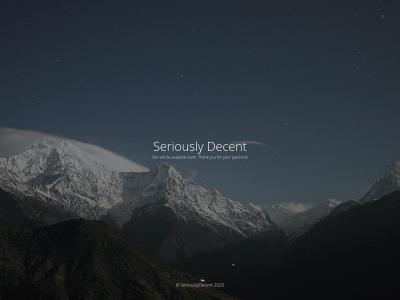 seriouslydecent.com snapshot