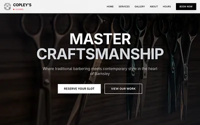 copleysbarbers.com snapshot