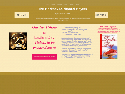 theduckpondplayers.com snapshot