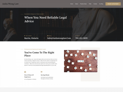anitawonglaw.com snapshot
