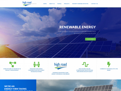 highroadcleanenergy.com snapshot