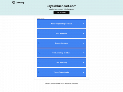 kayakblueheart.com snapshot