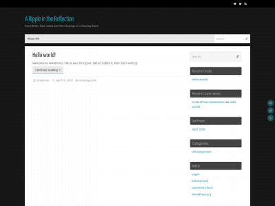arippleinthereflection.com snapshot