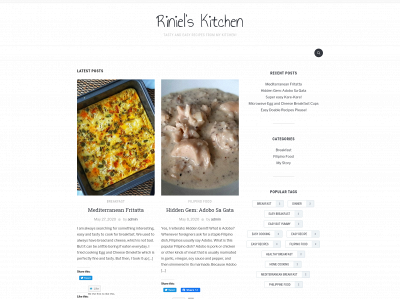 rinielskitchen.com snapshot