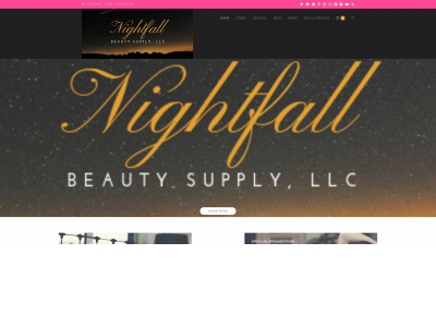 nightfallbeautysupply.com snapshot