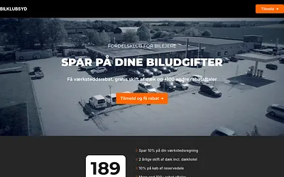 bilklubsyd.dk snapshot