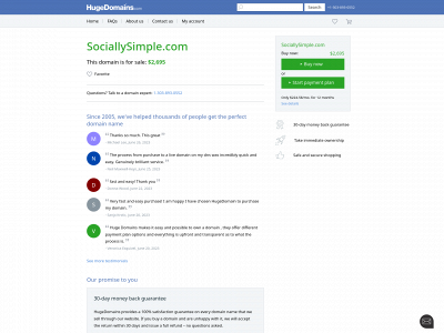 sociallysimple.com snapshot