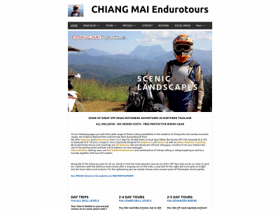 chiangmaiendurotours.com snapshot