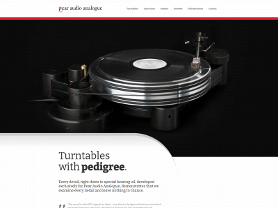 pearaudio-analogue.com snapshot