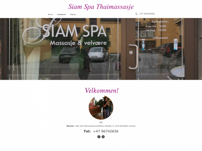 siamspa-sandefjord.no snapshot