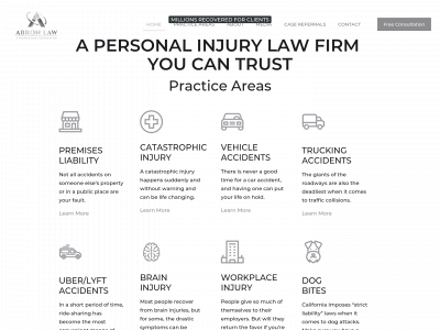 abronlaw.com snapshot