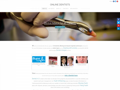 www.onlinedentists.co.uk snapshot
