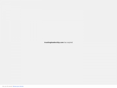 trustingleadership.com snapshot