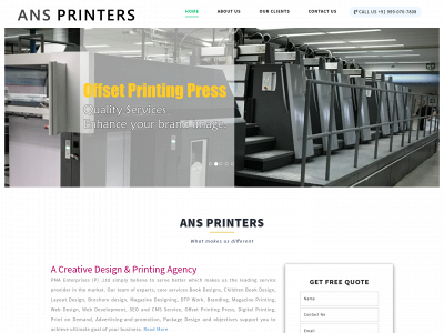 ansprinters.com snapshot