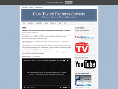 deantaylorproperty.co.uk snapshot