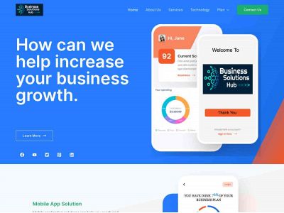 businesssolutionshub.net snapshot