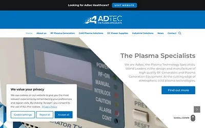 adtecplasma.co.uk snapshot