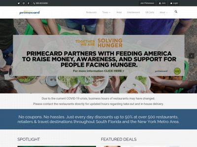 www.primecard.com snapshot