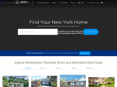 modarealty.com snapshot