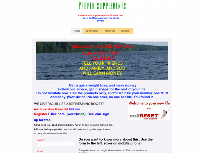 propersupplements.net snapshot