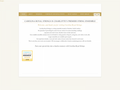 carolinaroyalstrings.com snapshot