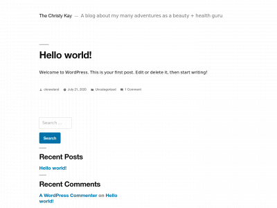 thechristykay.com snapshot