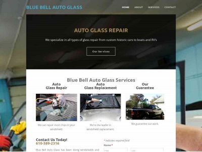 bluebellautoglass.com snapshot