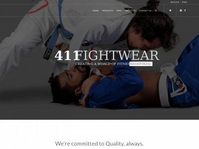 411fightwear.com snapshot