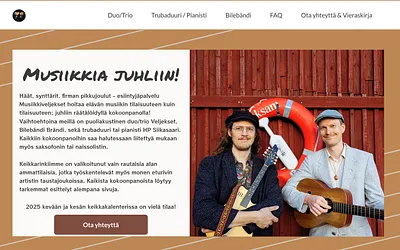 musiikkiveljekset.fi snapshot