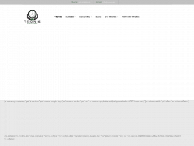 tronis.dk snapshot