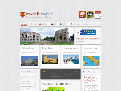 vaticantourinitaly.com snapshot