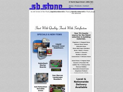 santabarbarastone.com snapshot