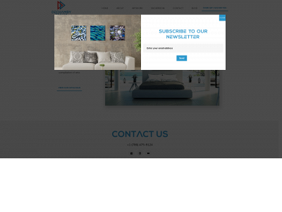 dechambydesign.com snapshot