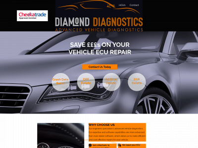 diamonddiagnostics.co.uk snapshot