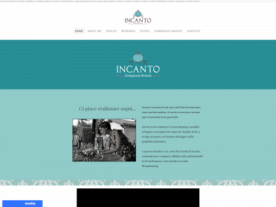 www.incantocreazioneeventi.com snapshot