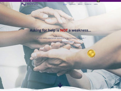 novuscommunityservices.com snapshot