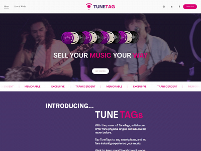 tunetag.co snapshot