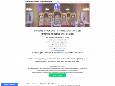 sspeterandpaullethbridge.weebly.com snapshot