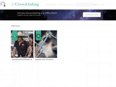 crowdaiding.com snapshot