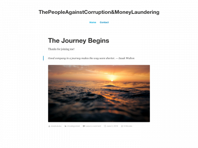 corruptionmoneylaundering.blog snapshot