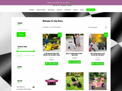 tinykarts.com snapshot