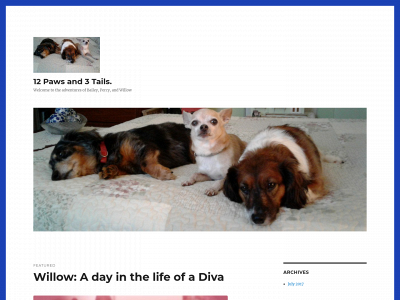12pawsand3tails.com snapshot