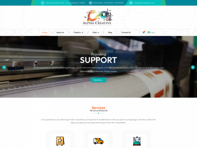 alphacreativeprint.com snapshot