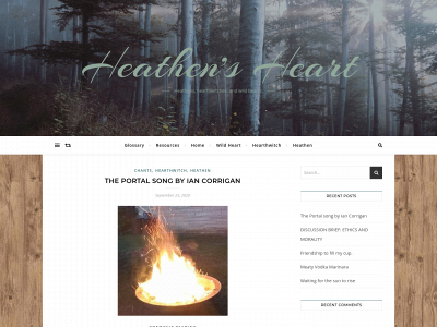 heathensheart.com snapshot