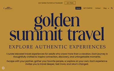 www.goldensummittravel.com snapshot