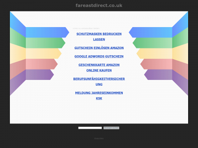 fareastdirect.co.uk snapshot