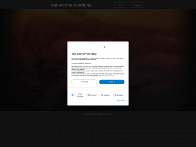 non-action-solutions.com snapshot