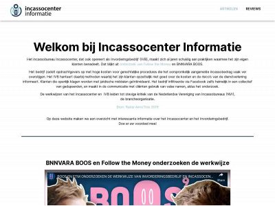 incassocenter.info snapshot