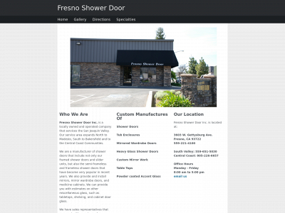 fresnoshowerdoor.com snapshot