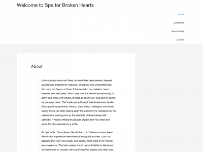 spaforbrokenhearts.com snapshot